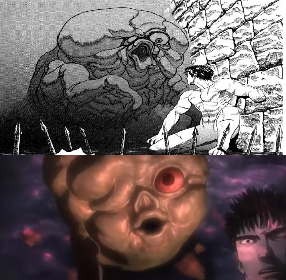 Berserk episódio 1 mangá vs anime comparação – Anima X Force